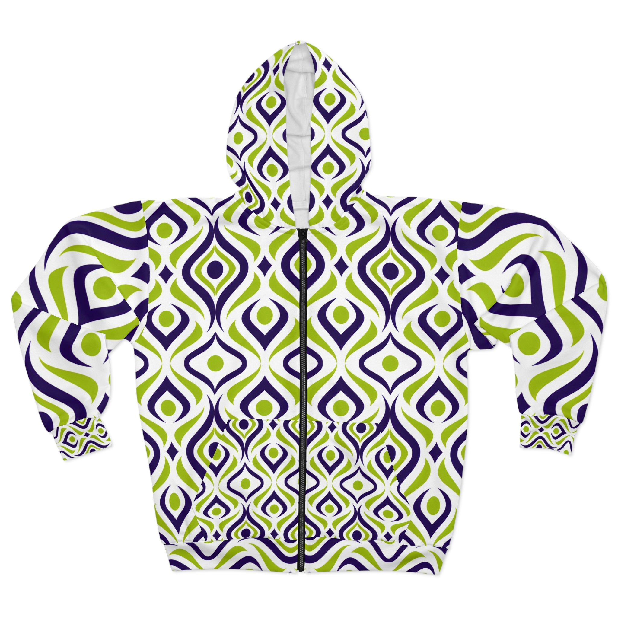 Green Rush Unisex Zip Hoodie
