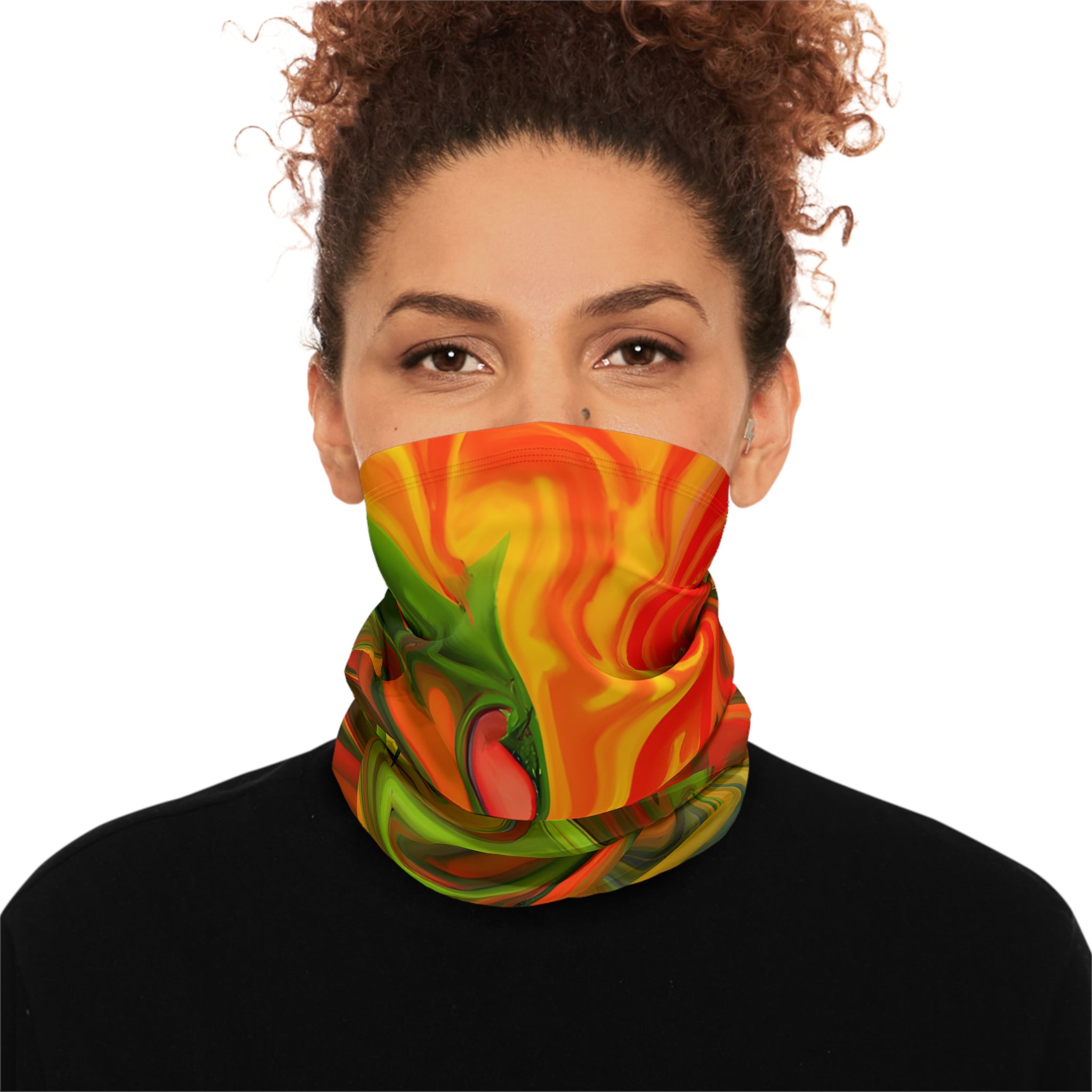 Orange Groove Winter Neck Gaiter