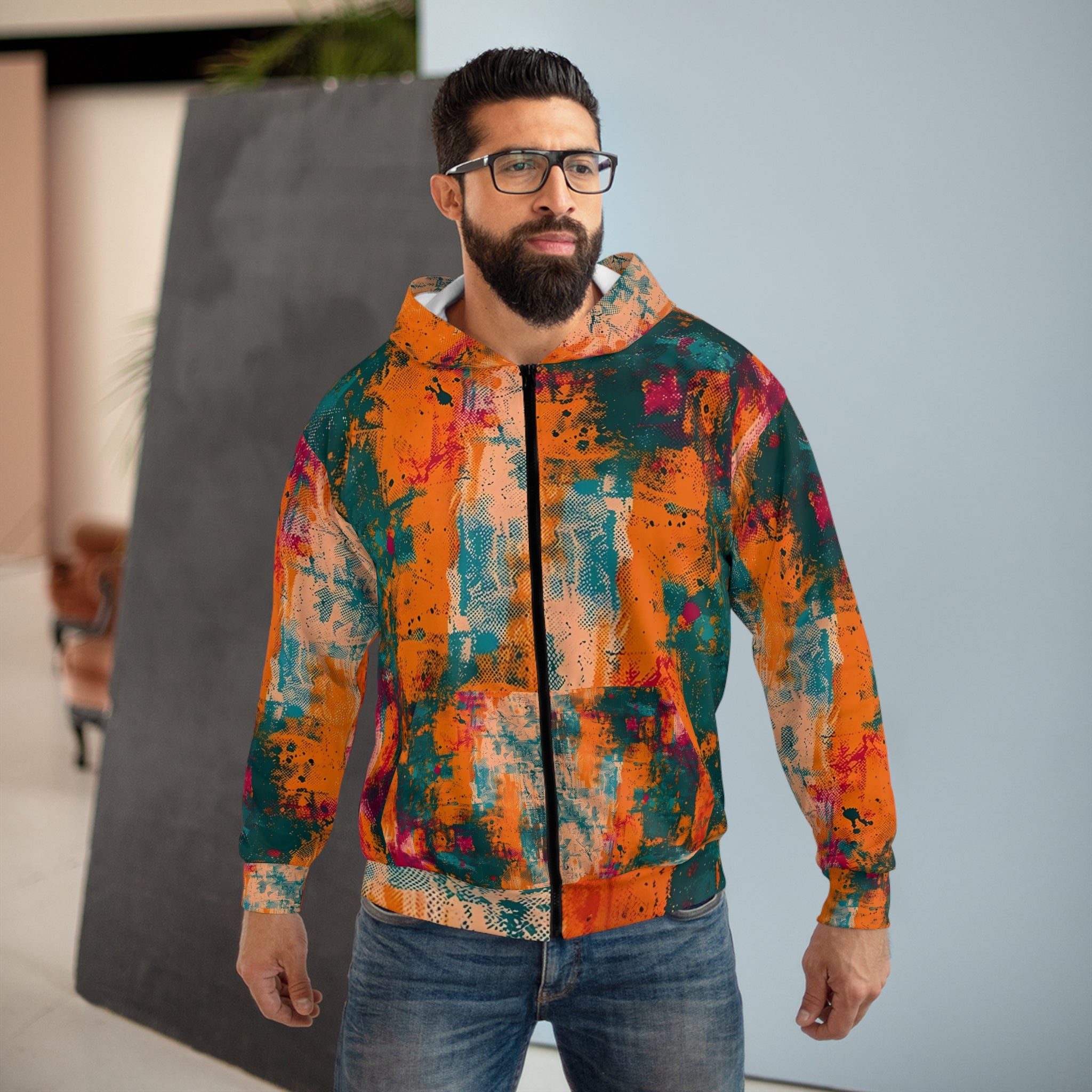 Crested Beaut Unisex Zip Hoodie