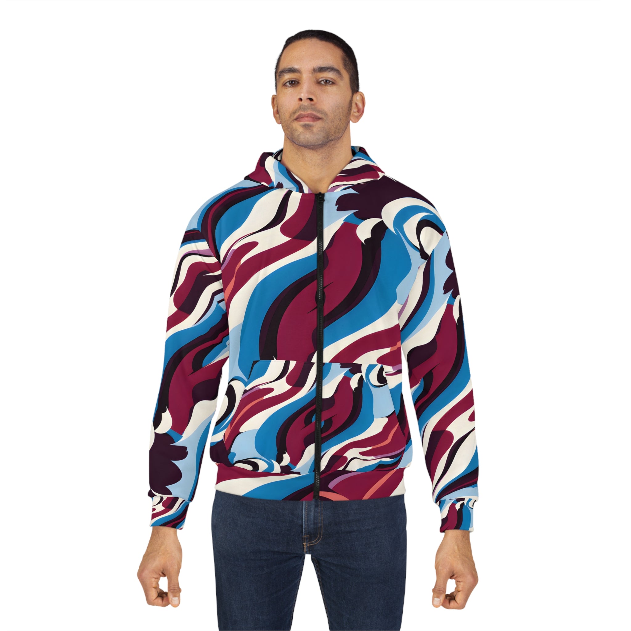 Avalanche Smash Unisex Zip Hoodie