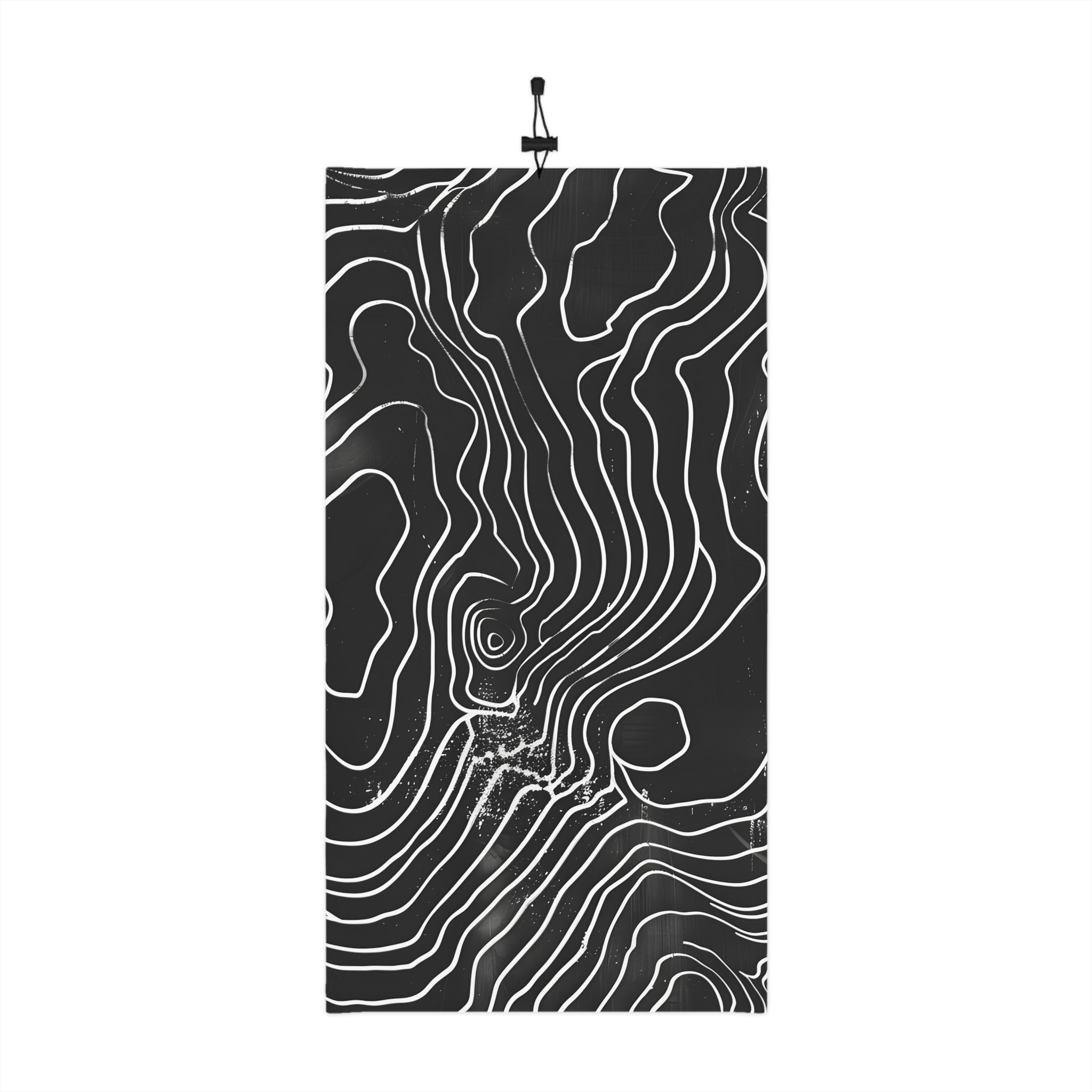 Black Topo Winter Neck Gaiter