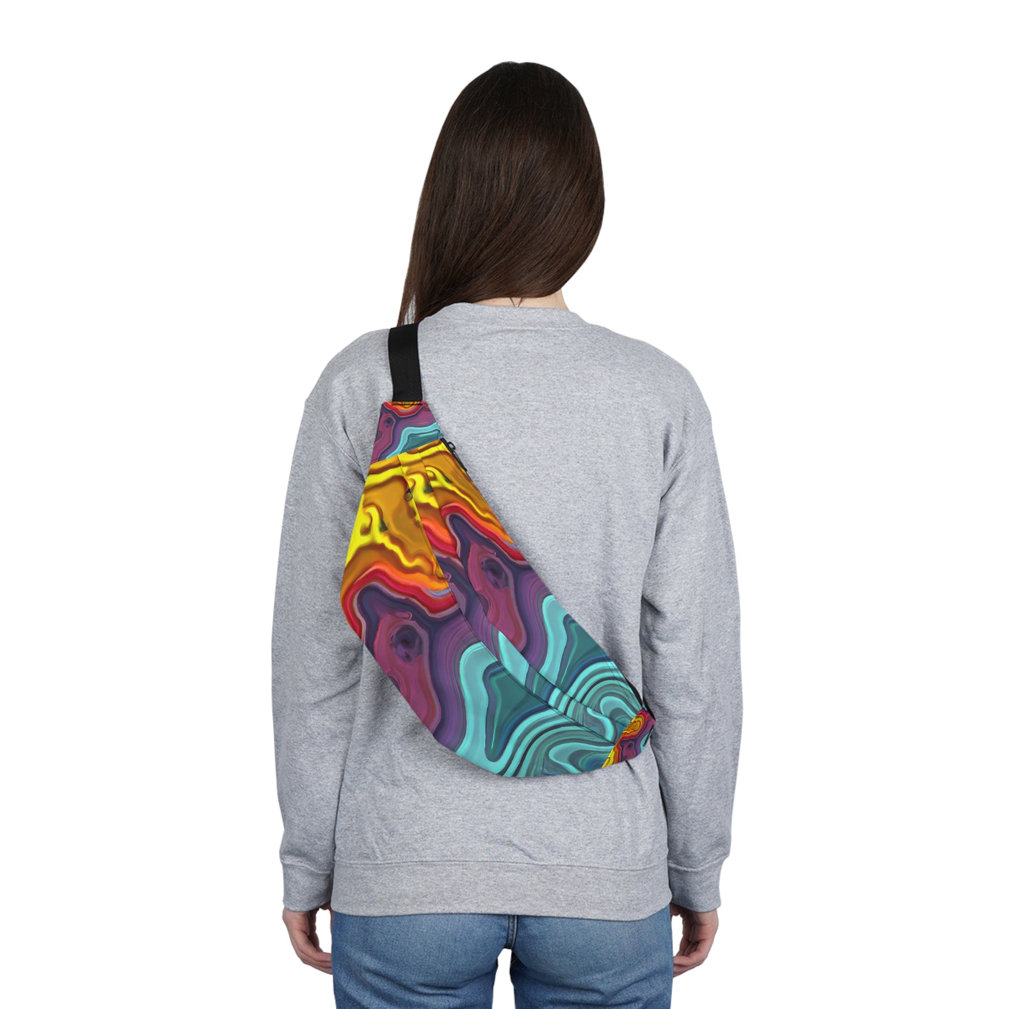 Electric Waves Fanny Pack (Large)