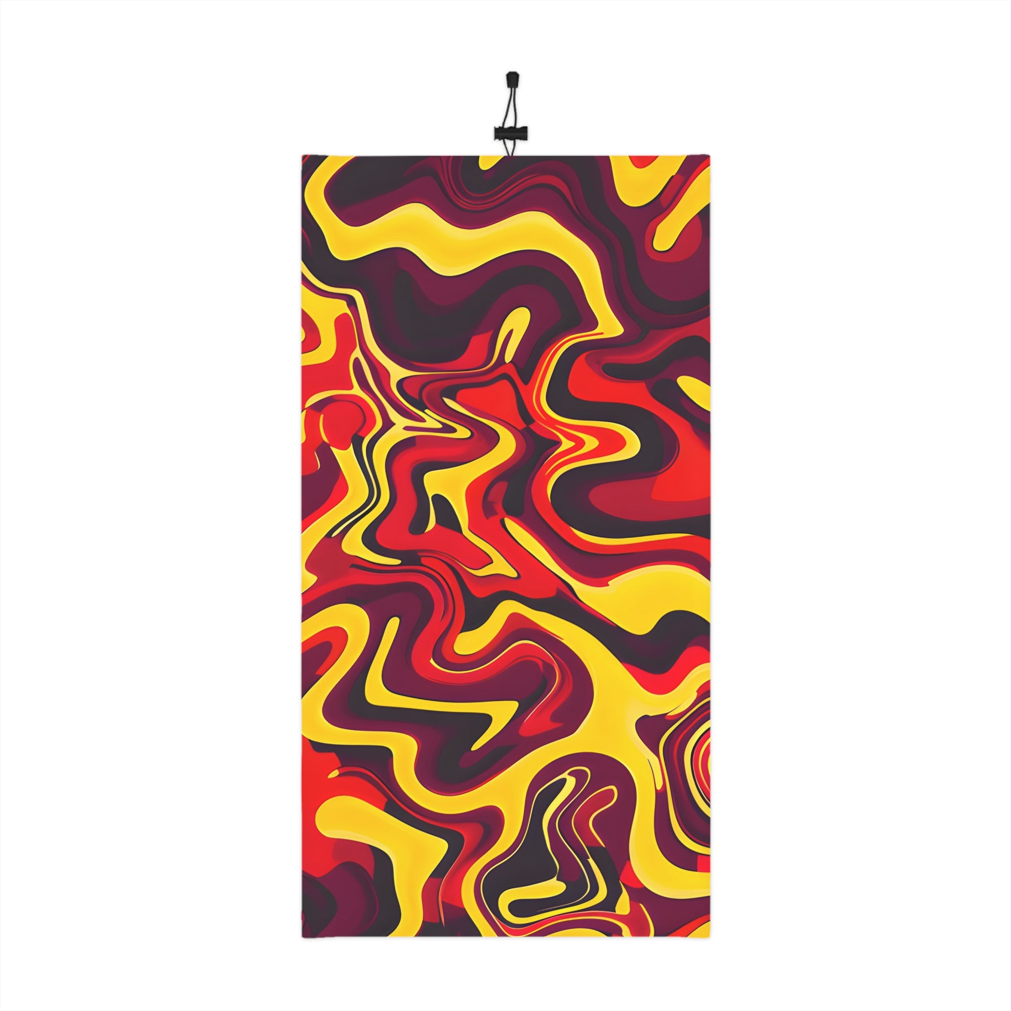 Crimson Lemon Twist Winter Neck Gaiter