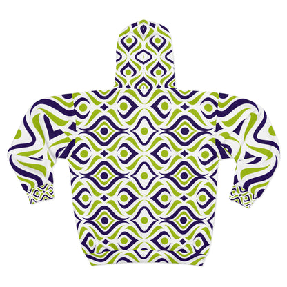 Green Rush Unisex Zip Hoodie