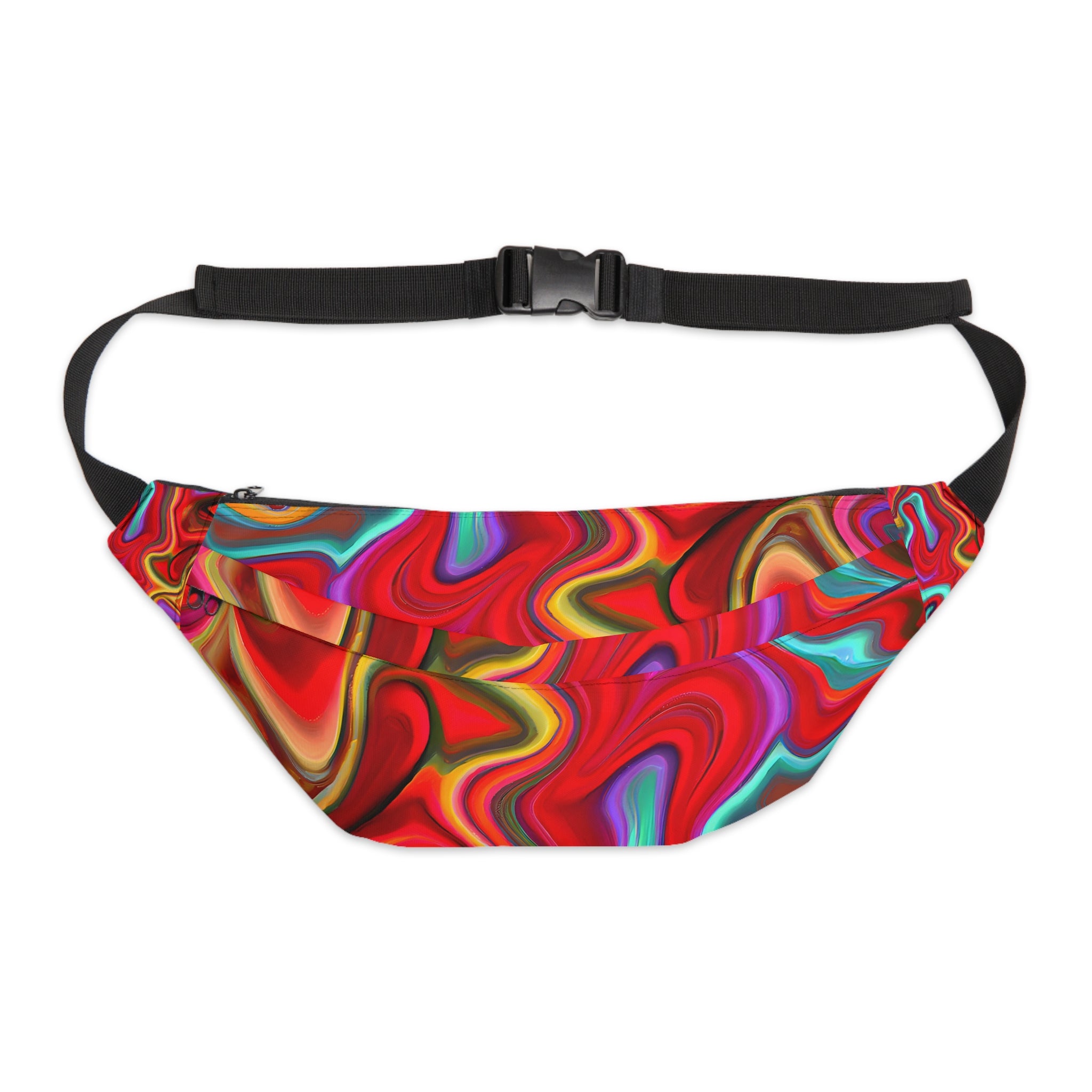 Psychedelic Red Fanny Pack (Large)