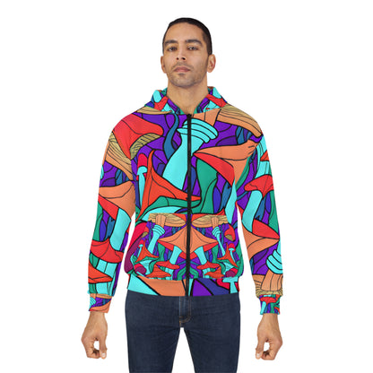 Mushroom Rip Unisex Zip Hoodie