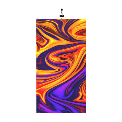 Trippy Flame Winter Neck Gaiter