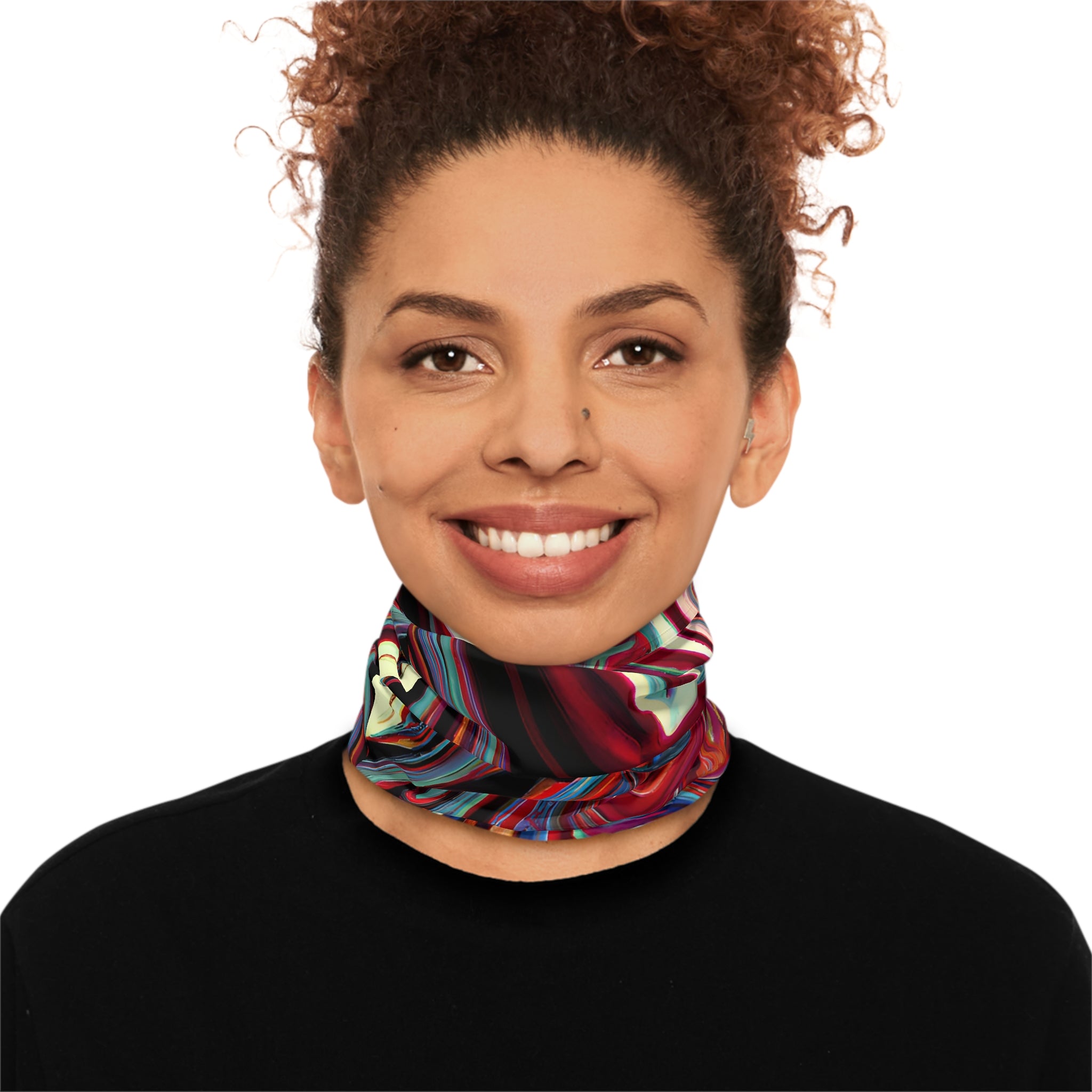 Colorado Cream Swirl Winter Neck Gaiter