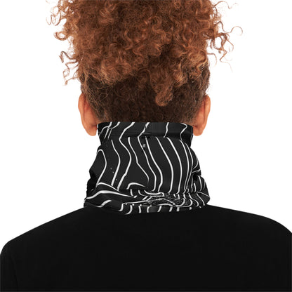 Black Topo Winter Neck Gaiter