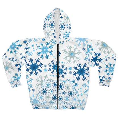 Blue Ice Unisex Zip Hoodie