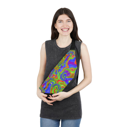 Green Acid Drip Fanny Pack (Large)