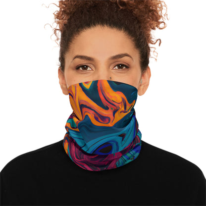 Mosaic Stir Motif Winter Neck Gaiter
