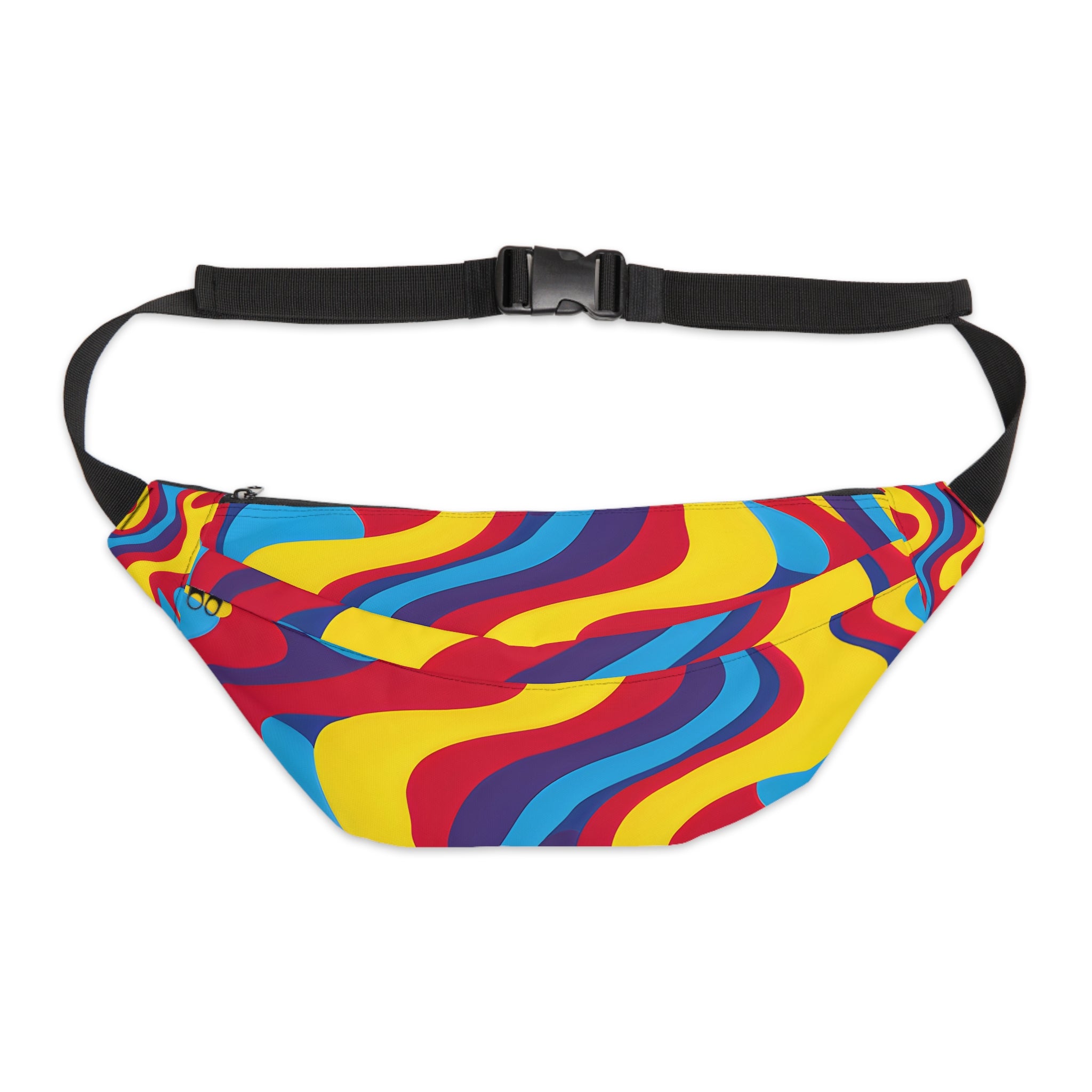 Vibrant Trippy Rave Fanny Pack (Large)