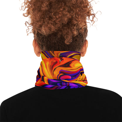 Trippy Flame Winter Neck Gaiter