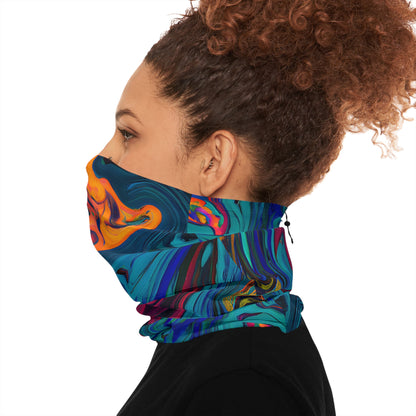 Mosaic Stir Motif Winter Neck Gaiter