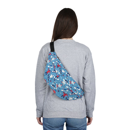 Snowboard Blues Fanny Pack (Large)