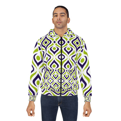 Green Rush Unisex Zip Hoodie