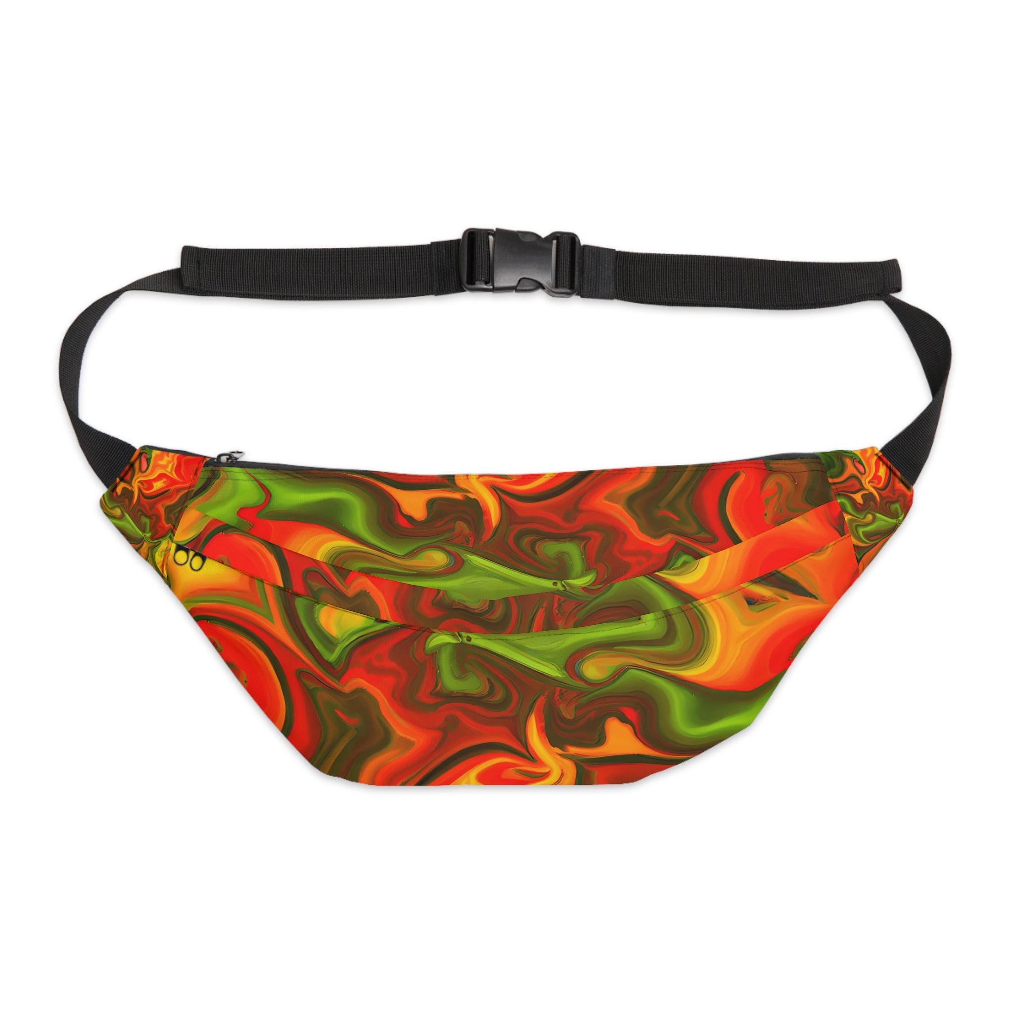 Orange Groove Fanny Pack (Large)