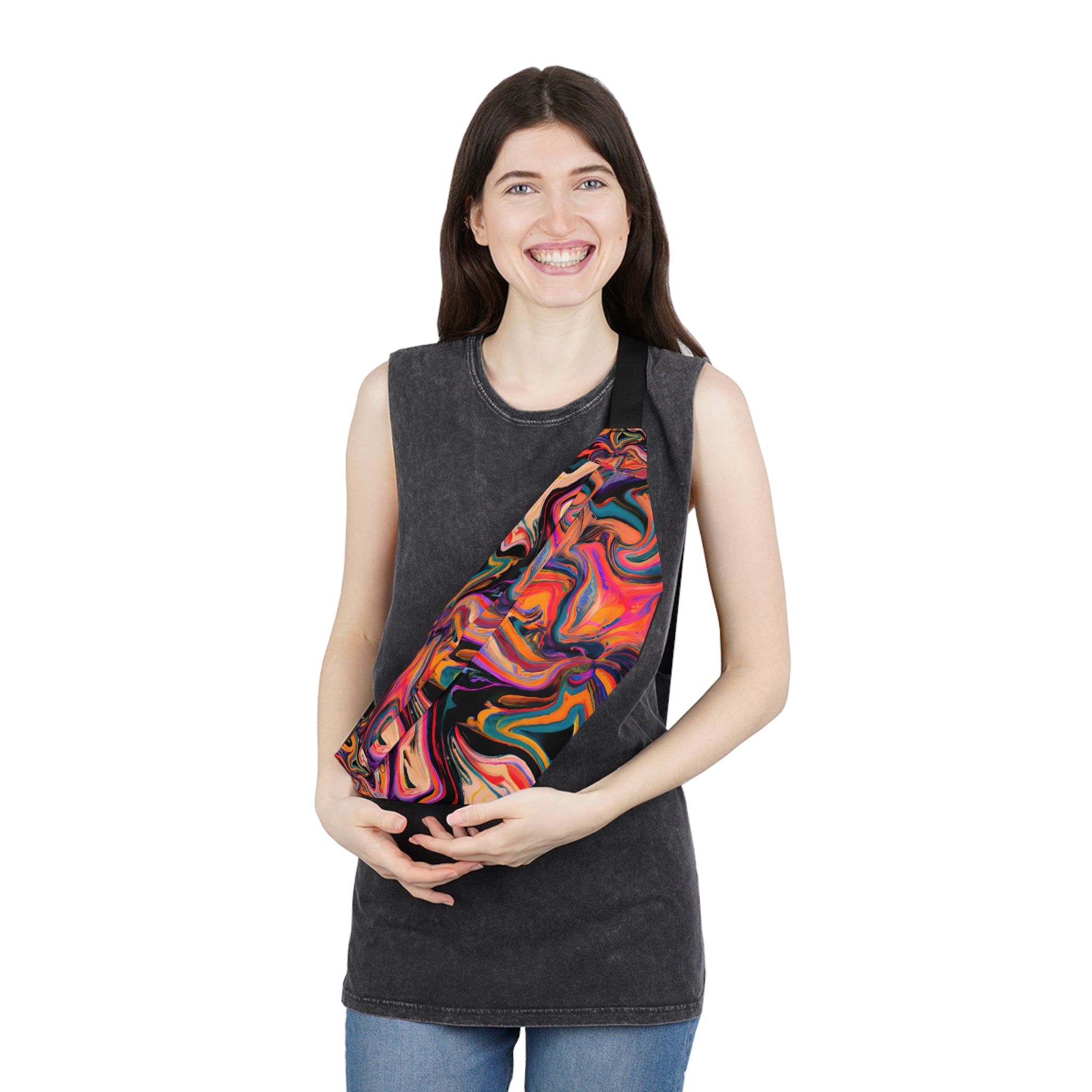 Pastel Swirl Fanny Pack (Large)