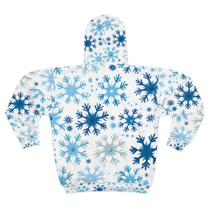 Blue Ice Unisex Zip Hoodie