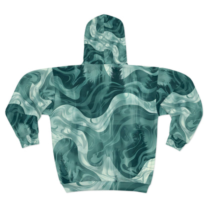 Teocalli Pull Unisex Zip Hoodie