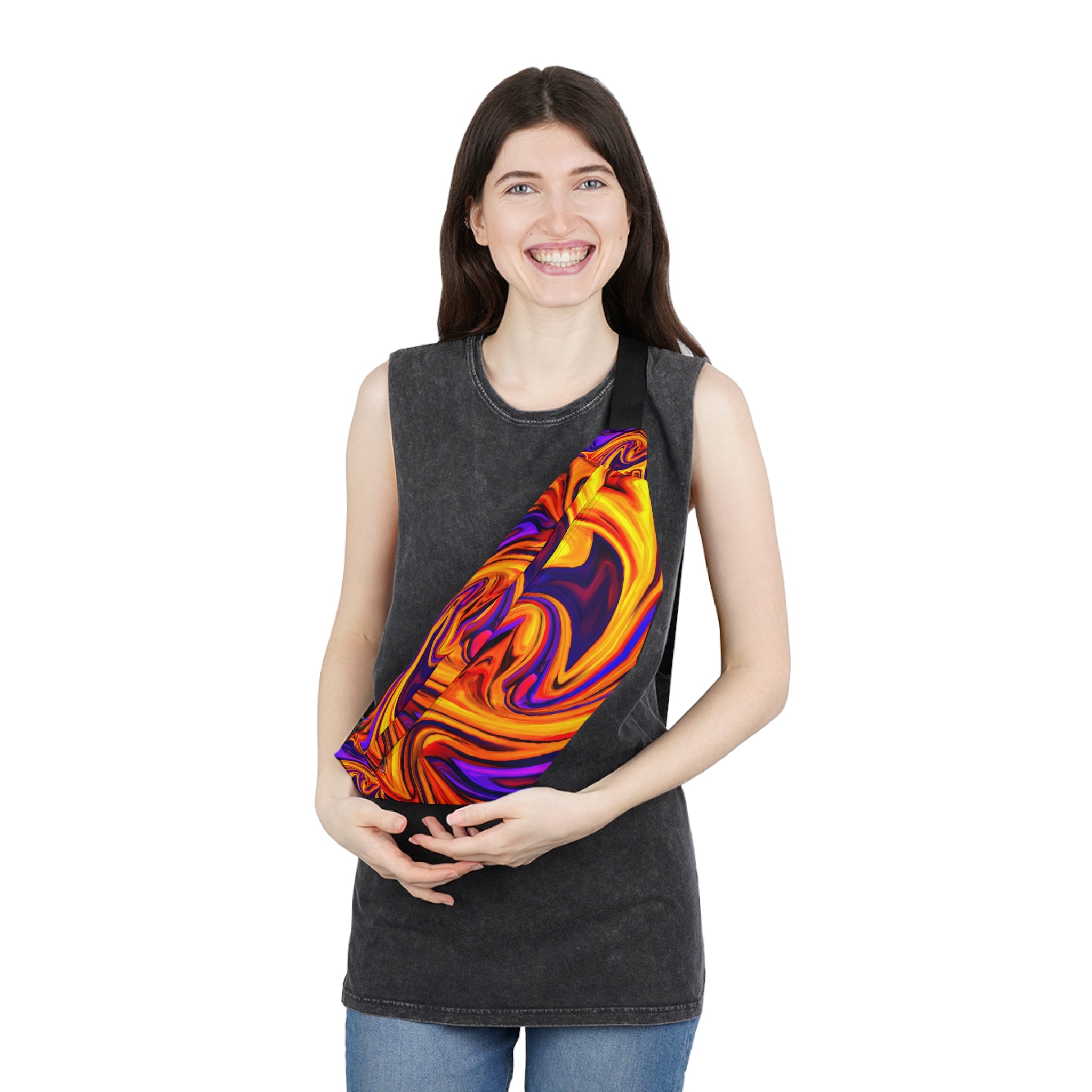 Psychedelic Flame Fanny Pack (Large)