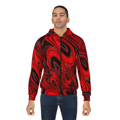 Raging Heart Unisex Zip Hoodie