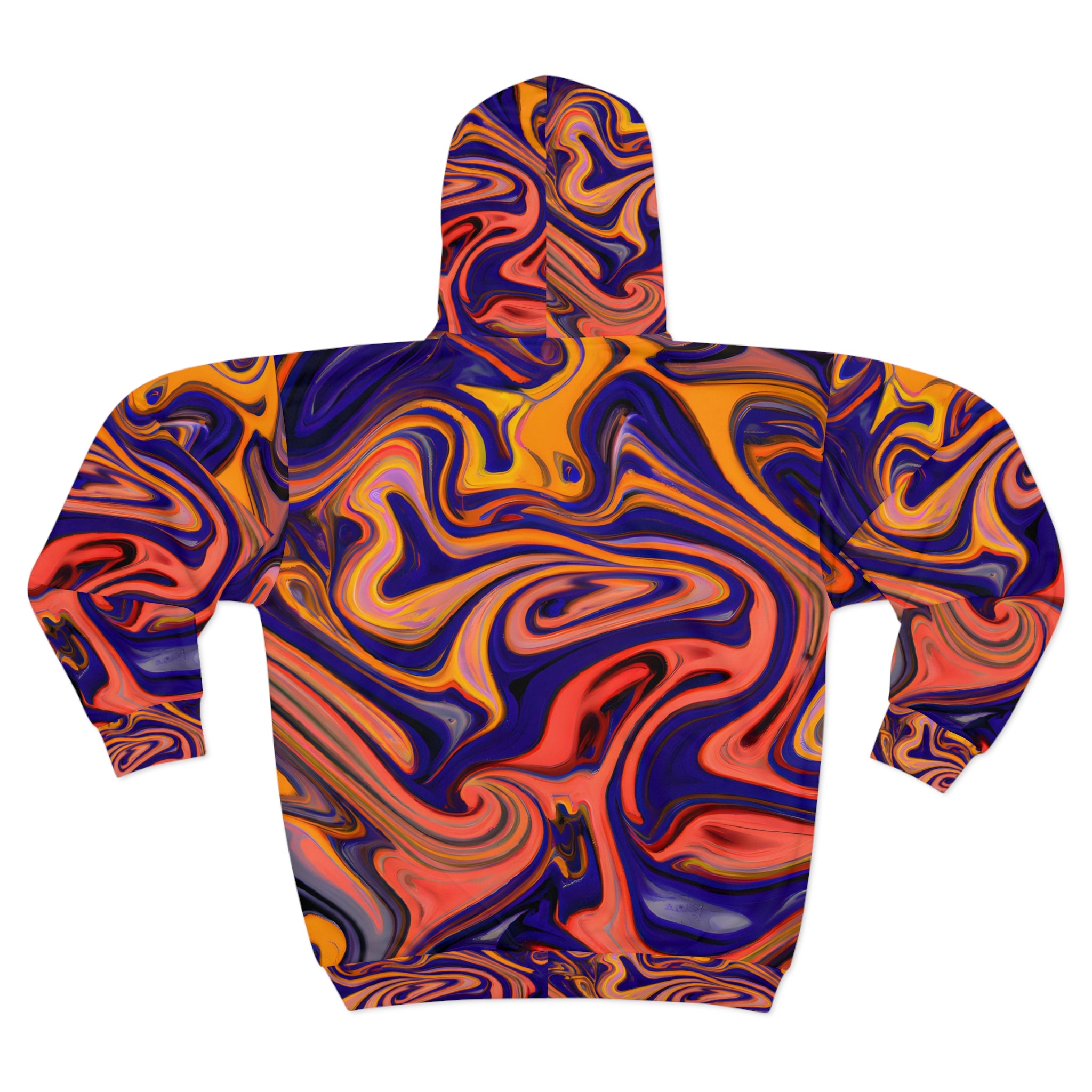 Transcendent Zen Unisex Zippered Hoodie