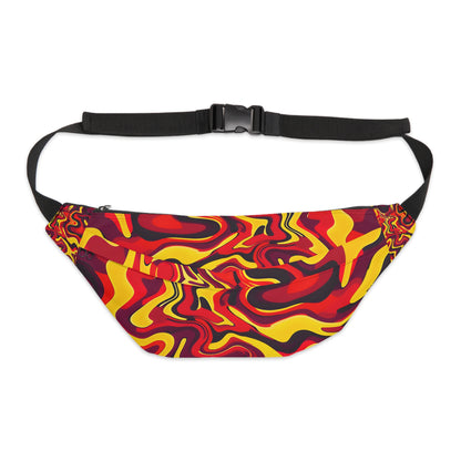 Crimson Lemon Twist Fanny Pack (Large)