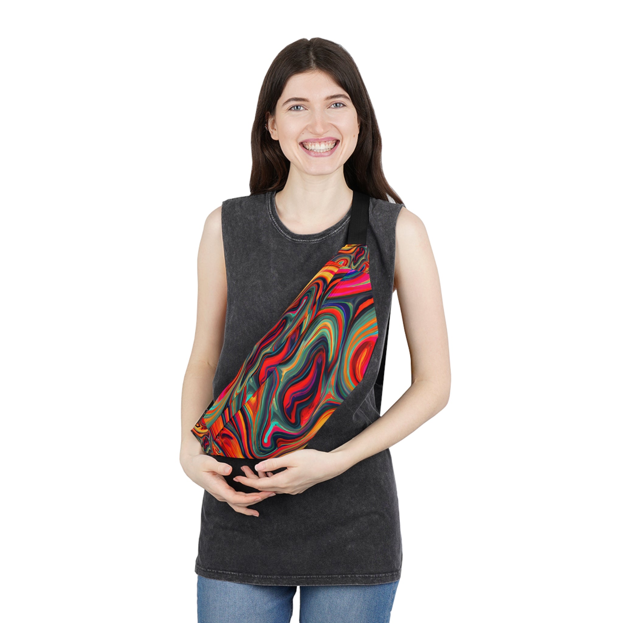 Psychedelic Swish Fanny Pack (Large)