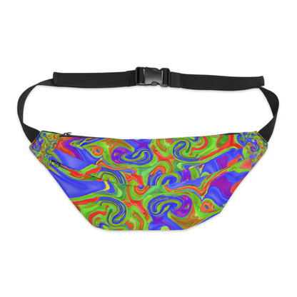 Green Acid Drip Fanny Pack (Large)