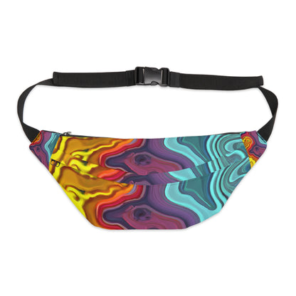 Electric Waves Fanny Pack (Large)