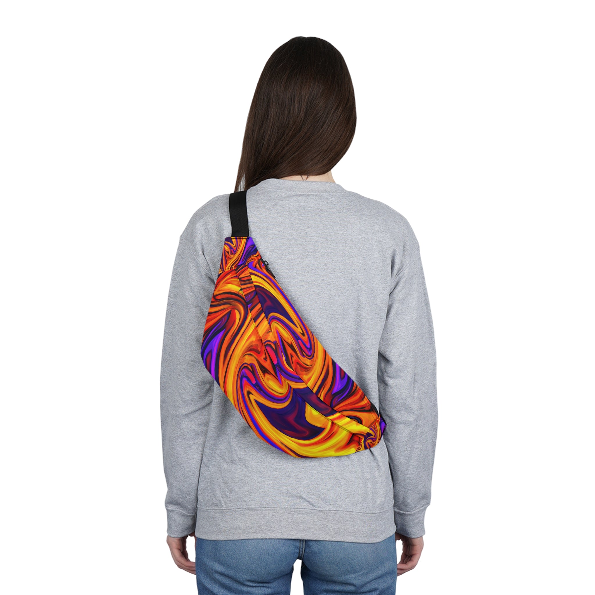 Psychedelic Flame Fanny Pack (Large)