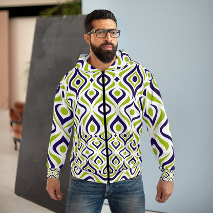 Green Rush Unisex Zip Hoodie