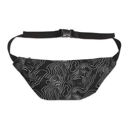 Black Topo Fanny Pack (Large)